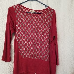 Lucky brand mid sleeve shirt